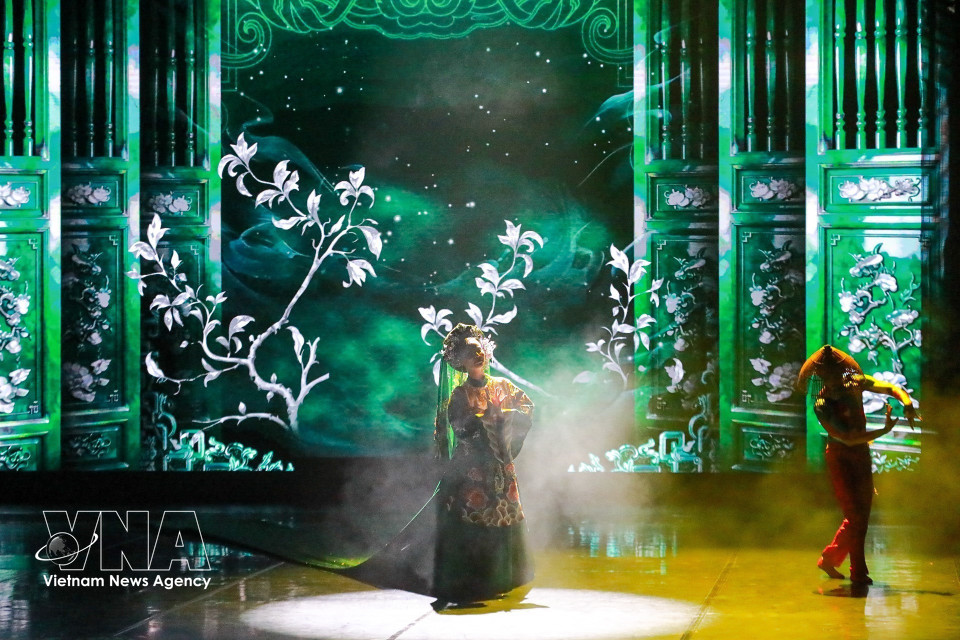 El ballet narra la conexión entre la técnica occidental y el alma sencilla de Vietnam. Foto: Khanh Hoa – VNA