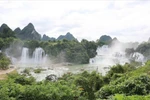 El complejo paisajístico cataratas Ban Gioc - De Tian. (Fuente: VNA) 