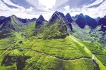 Belleza de Ma Pi Leng en el Geoparque Mundial de la Meseta de Piedra de Dong Van. (Fuente: baodautu.vn)