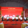 El secretario general del Partido Comunista de Vietnam, To Lam, y delegados en evento. (Fuente: VNA)