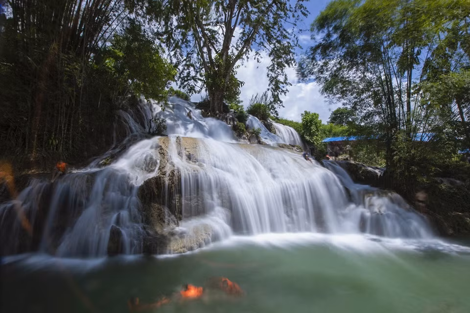 Con un paisaje prístino y cercano a la naturaleza, la casada es un impresionante destino turístico en Hoa Binh. (Foto: VNA)