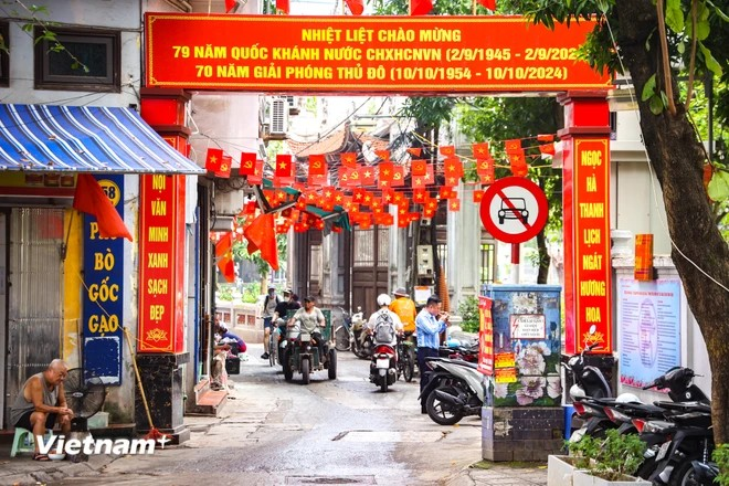 El 70 aniversario de la liberación de la capital es una oportunidad para que todos recuerden la gloriosa historia y el desarrollo de Hanoi. (Foto: Vietnam+)