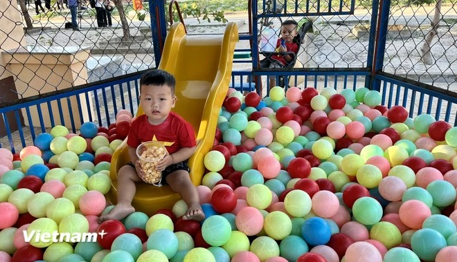 Parque infantil en la isla para niños. (Foto: Vietnam+)