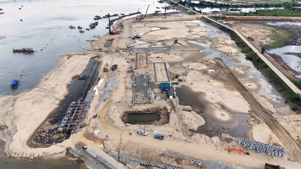 El proyecto de construcción del puerto pesquero de Cua Nhuong tiene una inversión total de 10,23 millones de dólares.