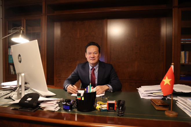 El embajador Phan Mai Dung, representante permanente de Vietnam ante la ONU, la Organización Mundial del Comercio y otros organismos internacionales en Ginebra. (Fuente: VNA) mai.jpg