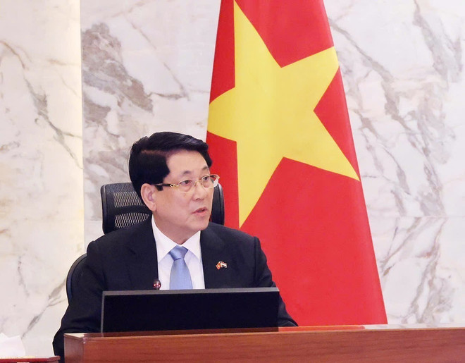 El presidente vietnamita, Luong Cuong. (Fuente: VNA) lu.jpg