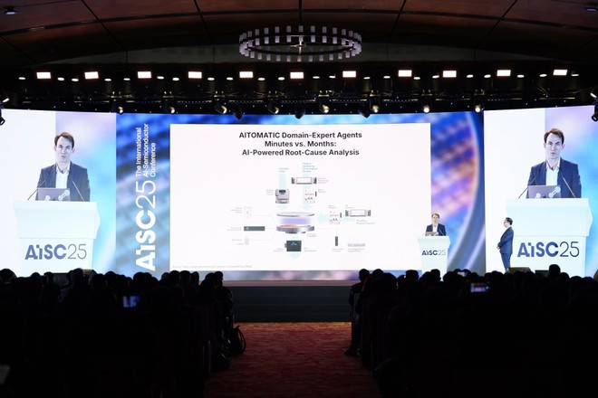 AISC 2025 es una plataforma dinámica para promover el liderazgo intelectual, permitiendo la colaboración y debates innovadores para dar forma al futuro de la IA y los semiconductores. (Fuente: VietnamPlus) aisc2.jpg