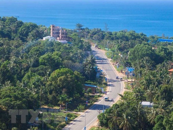 En la isla de Phu Quoc. (Fuente: VNA) phu-quoc-bao-ton-bien.jpg