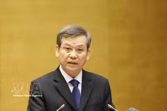 El miembro del Buró Político, secretario del Comité Central del Partido Comunista de Vietnam y jefe de su Comisión de Asuntos Internos, Le Minh Tri. (Fuente: VNA)