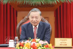 El secretario general del Partido Comunista de Vietnam (PCV) y presidente del país, To Lam. (Fuente: VNA)