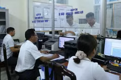 Unidad de procesamiento de procedimientos administrativos en la provincia de Nam Dinh (Foto: VNA)