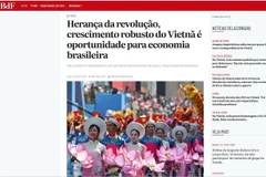 Captura de pantalla de un artículo publicado por el periódico brasileño Brasil de Fato el 2 de septiembre de 2025. (Foto: VNA)