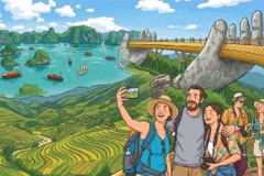 Vietnam aumenta en 18,1% la llegada de turistas internacionales en dos primeros dos meses del año