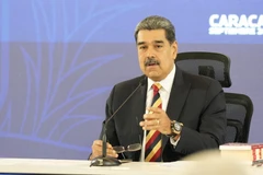 El presidente venezolano, Nicolás Maduro, habla en rueda de prensa. (Foto: VNA)