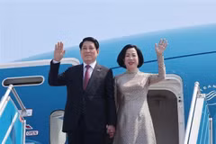 Presidente de Vietnam parte de Hanoi para visitas de Estado a Egipto y Angola