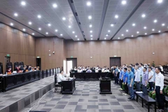 Escena del juicio. (Foto: VNA)
