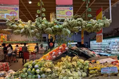 Interior de un supermercado en Indonesia (Foto ilustrativa: VNA)