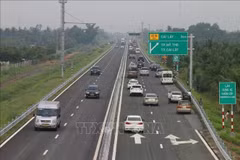 Una sesión de la autopista Trung Luong-My Thuan (Foto: VNA)