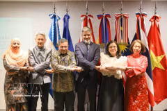 El secretario de Relaciones Económicas Internacionales del Ministerio de Relaciones Exteriores, Comercio Internacional y Culto de Argentina, Fernando Brun, subrayó que la ASEAN ha consolidado firmemente su posición en el proceso de integración regional durante casi seis décadas. Foto: VNA