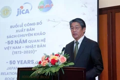 El embajador de Japón en Vietnam, Ito Naoki, pronuncia un discurso en el evento. (Foto: Vietnam+)