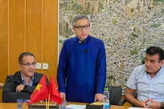 El embajador vietnamita en Israel Ly Duc Trung en la reunión (Foto: VNA)