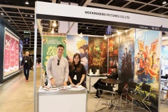Un stand de Mockingbird Pictures (Vietnam) en el evento (Foto: VNA)