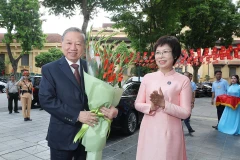 Secretario general del PCV asiste al 80º aniversario de fundación de Agencia Vietnamita de Noticias