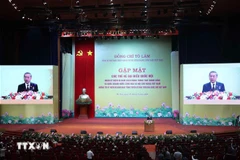 El secretario general del Partido Comunista de Vietnam, To Lam, interviene en el evento. (Fuente: VNA)