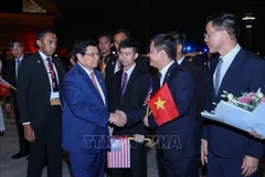 El primer ministro Pham Minh Chinh concluye su viaje a Malasia para la 47ª Cumbre de la ASEAN (Foto: VNA)