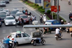 Se han instalado y puesto en funcionamiento hasta 261 cámaras con IA en toda la ciudad. (Foto: tuoitrethudo.vn)