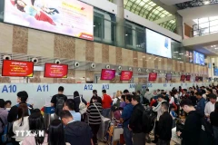 Aeropuertos vietnamitas atendieron casi 3,6 millones de pasajeros durante las vacaciones del Tet