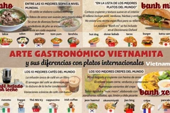 Arte gastronómico vietnamita y sus diferencias con platos internacionales