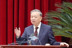 El secretario general del Partido Comunista de Vietnam, To Lam (Fuente: VNA)