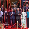 Ceremonia de inauguración de la sede principal de la Agencia Ejecutiva del Centro Financiera Internacional en Ciudad Ho Chi Minh. (Foto: Vietnam+)