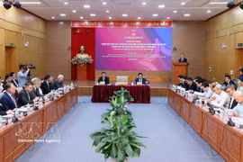 Panorama de la reunión. (Fuente: VNA)