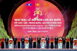 En la inauguración. (Fuente: VNA)