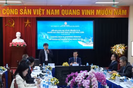 Escena de la conferencia. (Foto: https://congthuong.vn/)