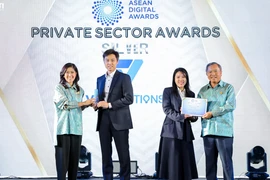 El producto de una empresa vietnamita ganó el premio de plata en la ronda final de los Premios Digitales de la ASEAN, celebrada en enero de 2025 en Tailandia. (Foto: Comité Organizador)