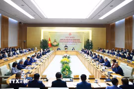 Panorama de la reunión. (Fuente: VNA)