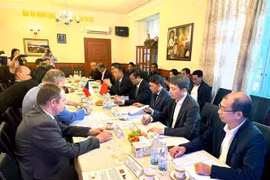 Panorama de la reunión. (Fuente: VNA)