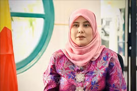 Cik Aida Safura Niza Othman, embajadora adjunta de Kuala Lumpur en Hanoi. (Fuente: VNA)