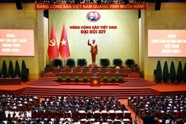 En el XIV Congreso Nacional del Partido Comunista de Vietnam. (Fuente: VNA)