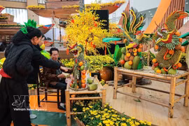Visitantes en la Feria. (Fuente: VNA)