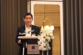 El embajador de Vietnam en Tailandia, Pham Viet Hung, habla en el evento. (Fuente: VNA)