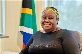 La embajadora de Sudáfrica en Vietnam, Vuyiswa Tulelo. (Fuente: VNA)