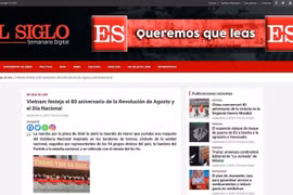 Artículo publicado en el semanario El Siglo, órgano oficial del Partido Comunista de Chile el 3 de septiembre de 2025. (Foto: VNA)