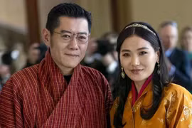 Los reyes Jigme Khesar Namgyel Wangchuck y Jetsun Pema de Bután, (Fuente: Getty Images)
