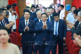 El primer ministro Pham Minh Chinh asiste al evento. (Fuente: VNA)