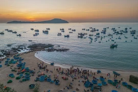 La tranquila belleza rústica del mercado de pescado de Phuoc Dong, provincia de Dak Lak
