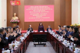 Panorama de la reunión. (Fuente: VNA)